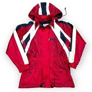 Brooks Vintage 90s FLEECE-LINED Retro Designer Waterproof Jacket - Womens Large
